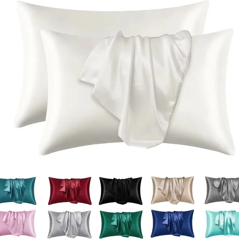 Satin Silk Pillowcase Hair Skin - 1/2 adet Saten İpek Yastık Kılıfı,