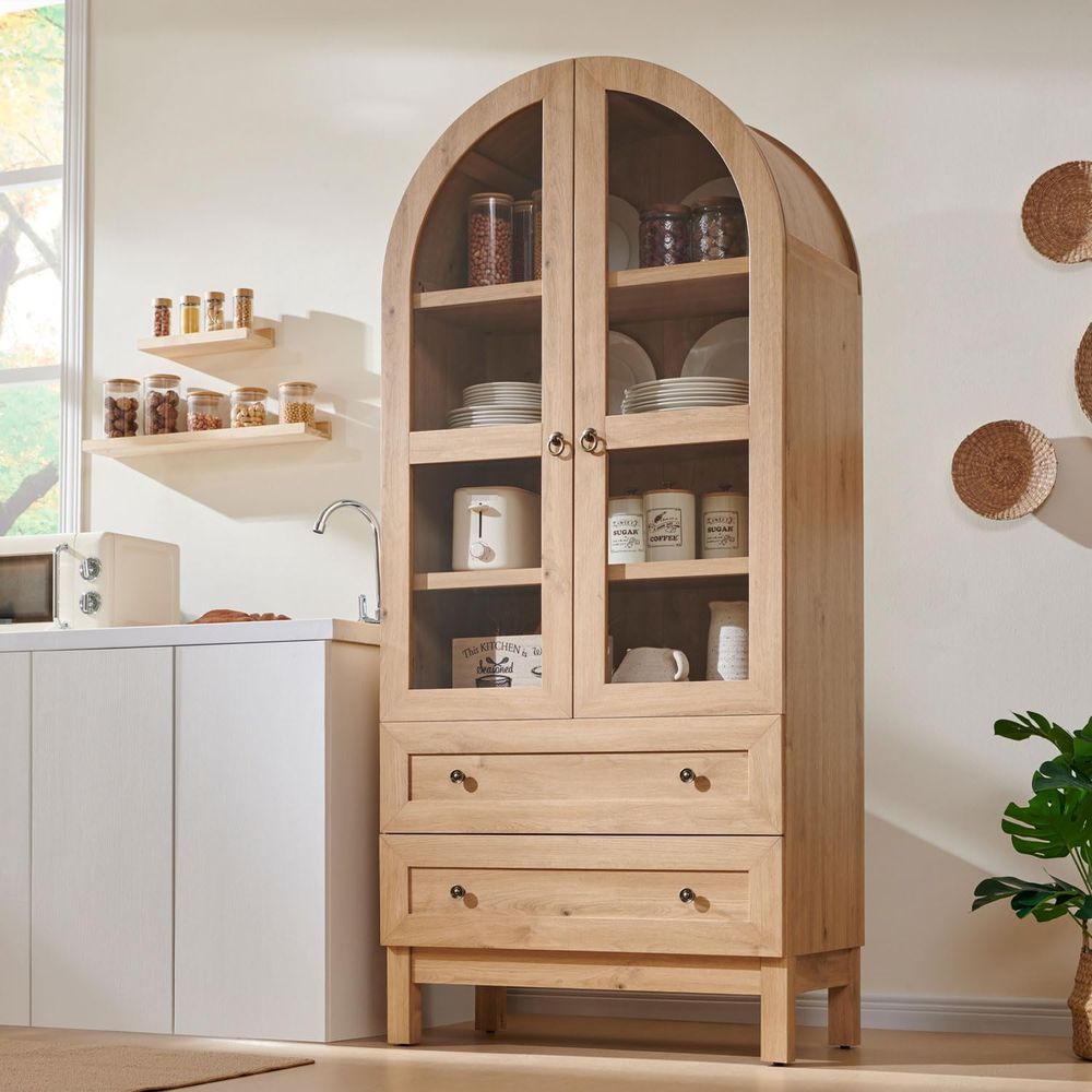 Kitchen - 71 inç Yüksekliğinde Kemerli Mutfak Kiler