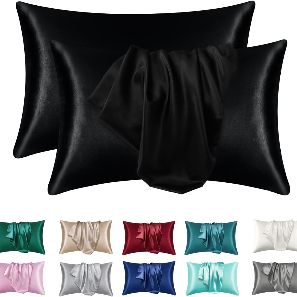 Satin Silk Pillowcase Hair Skin - 1/2 adet Saten İpek Yastık Kılıfı