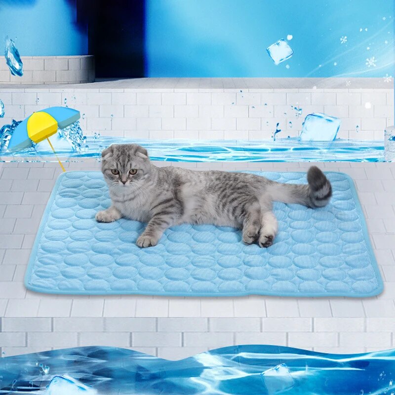 Cooling Blanket Hot Sleepers - Pet buz paspasları yaz kedi köpek
