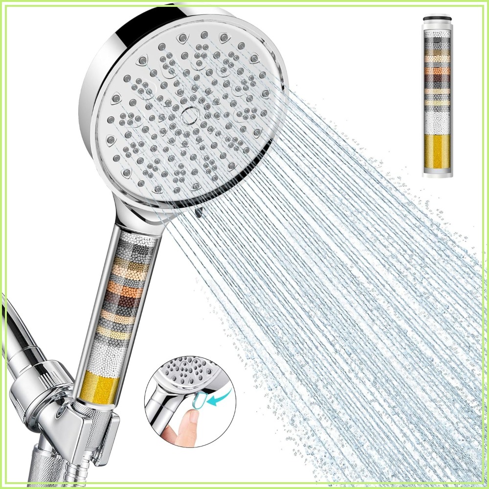 High Pressure Shower Head Handheld - Filtreli El Duşu Başlığı, Yüksek Basınçlı