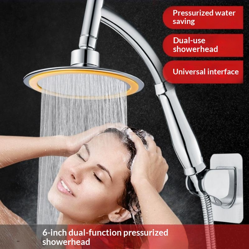 High Pressure Shower Head Handheld - 6 inç yüksek basınçlı 360 derece
