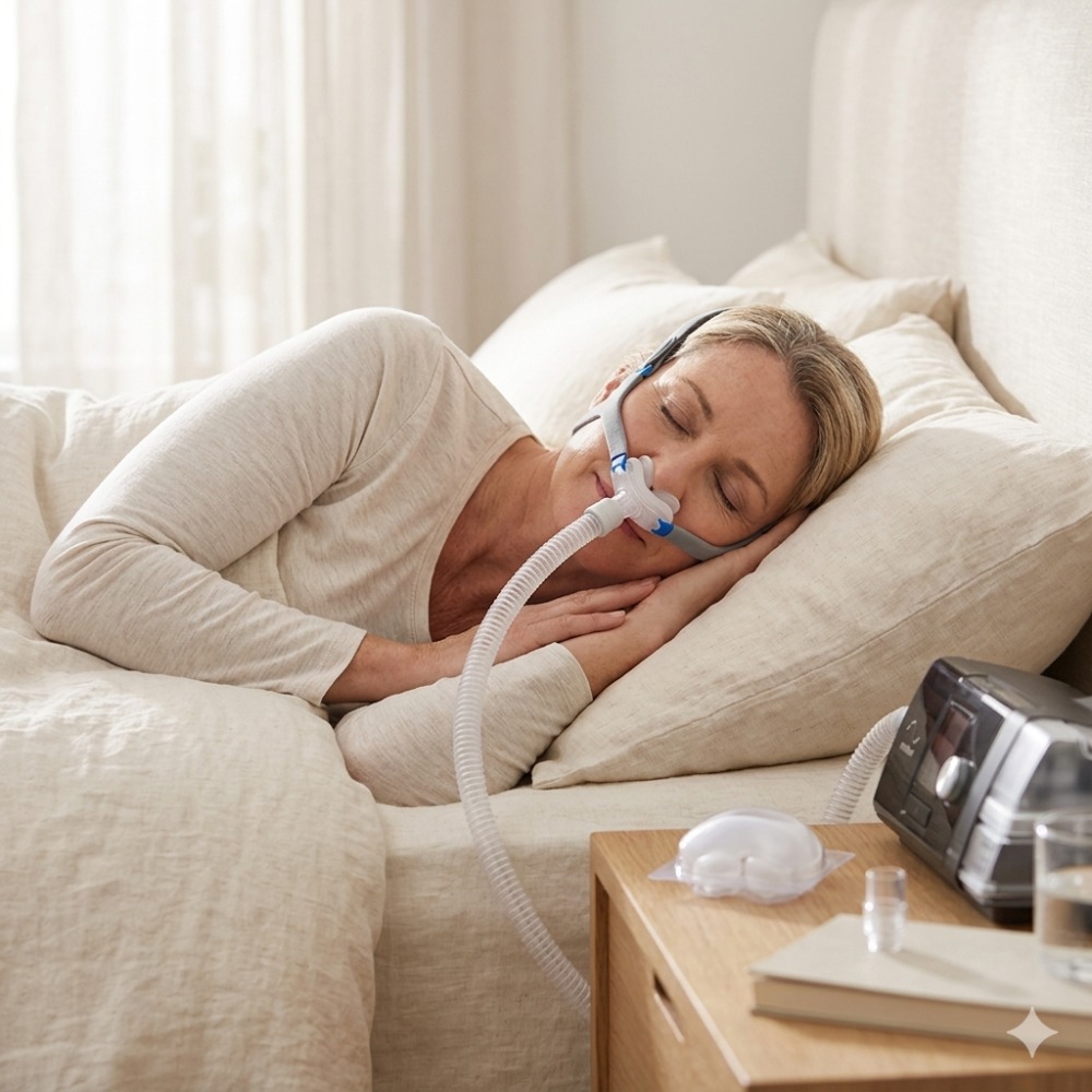 Anti Snore Contour Pillow - Yeni Yedek Burun Yastıklı CPAP Maske