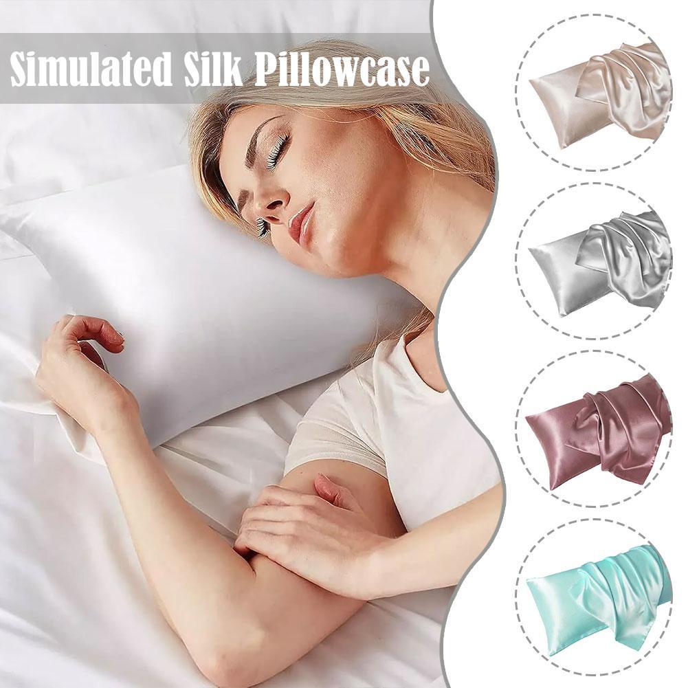 Satin Silk Pillowcase Hair Skin - Lüks Saten Yastık Kılıfı Saç Cilt