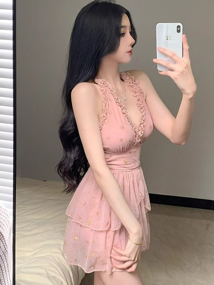 Bath - Bayanlar 2026 Moda Etekli Monokini Göbek