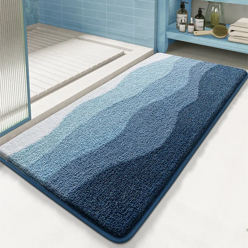 Quick Dry Diatomite Bath Mat - Avrupa Lüks Banyo Paspası, Ultra Yumuşak