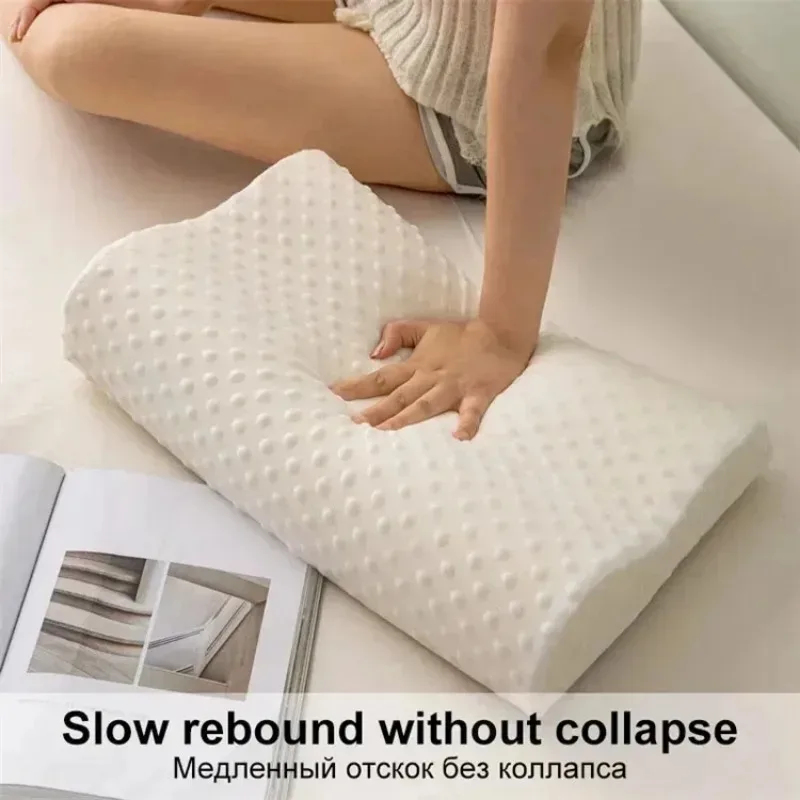 Memory Foam Orthopedic Pillow Neck Pain - Hafızalı Köpük Ortopedik Servikal Yastık Yavaş