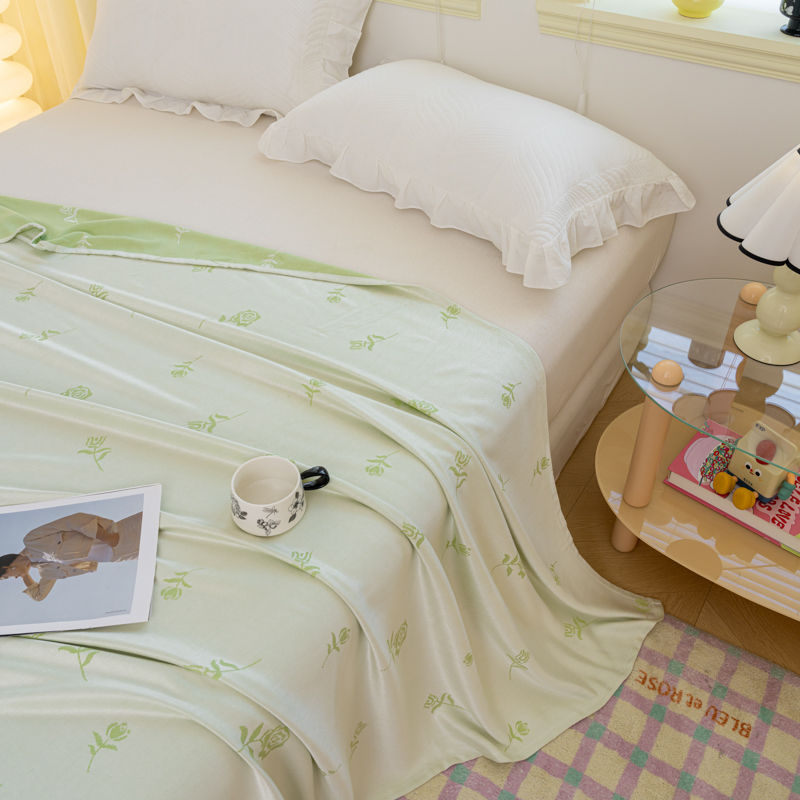 Cooling Blanket Hot Sleepers - Sıcak Uyuyanlar İçin %100 Bambu Soğutucu