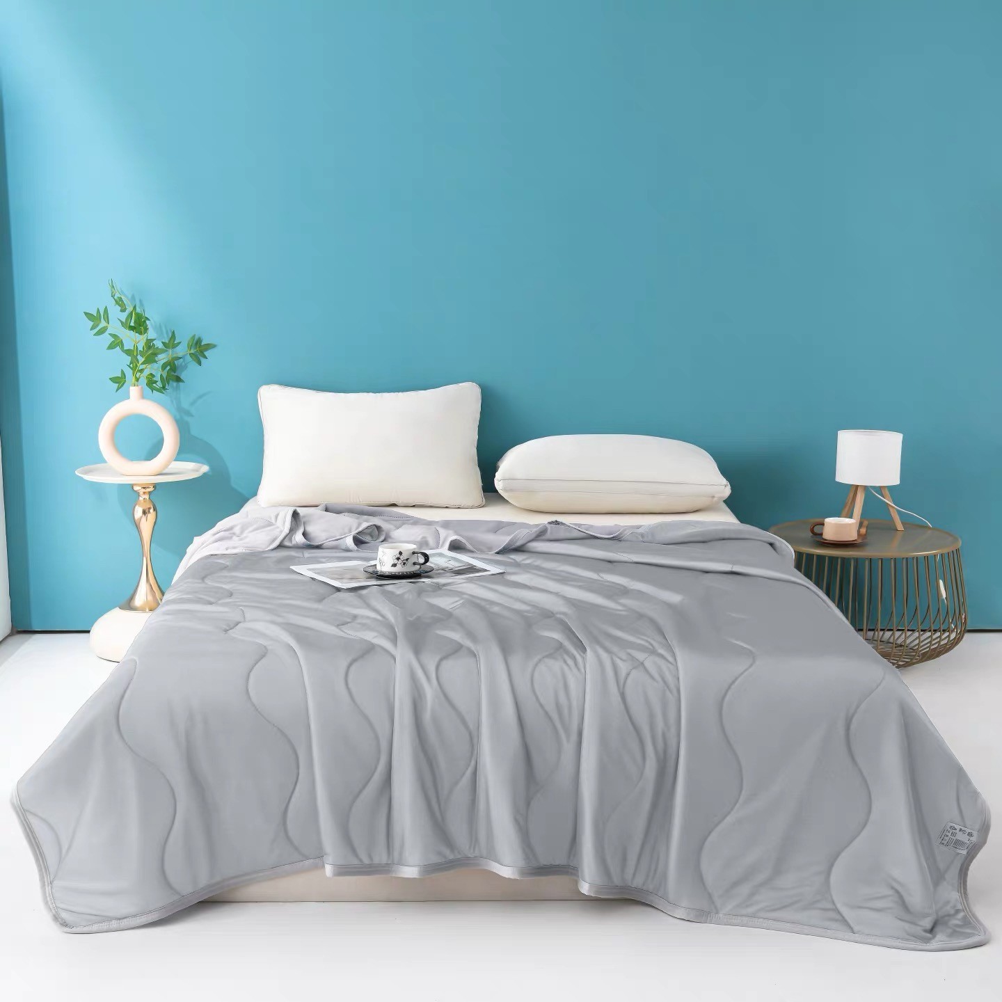 Cooling Blanket Hot Sleepers - Sıcak Uyuyanlar İçin Hafif, Nefes Alabilen,