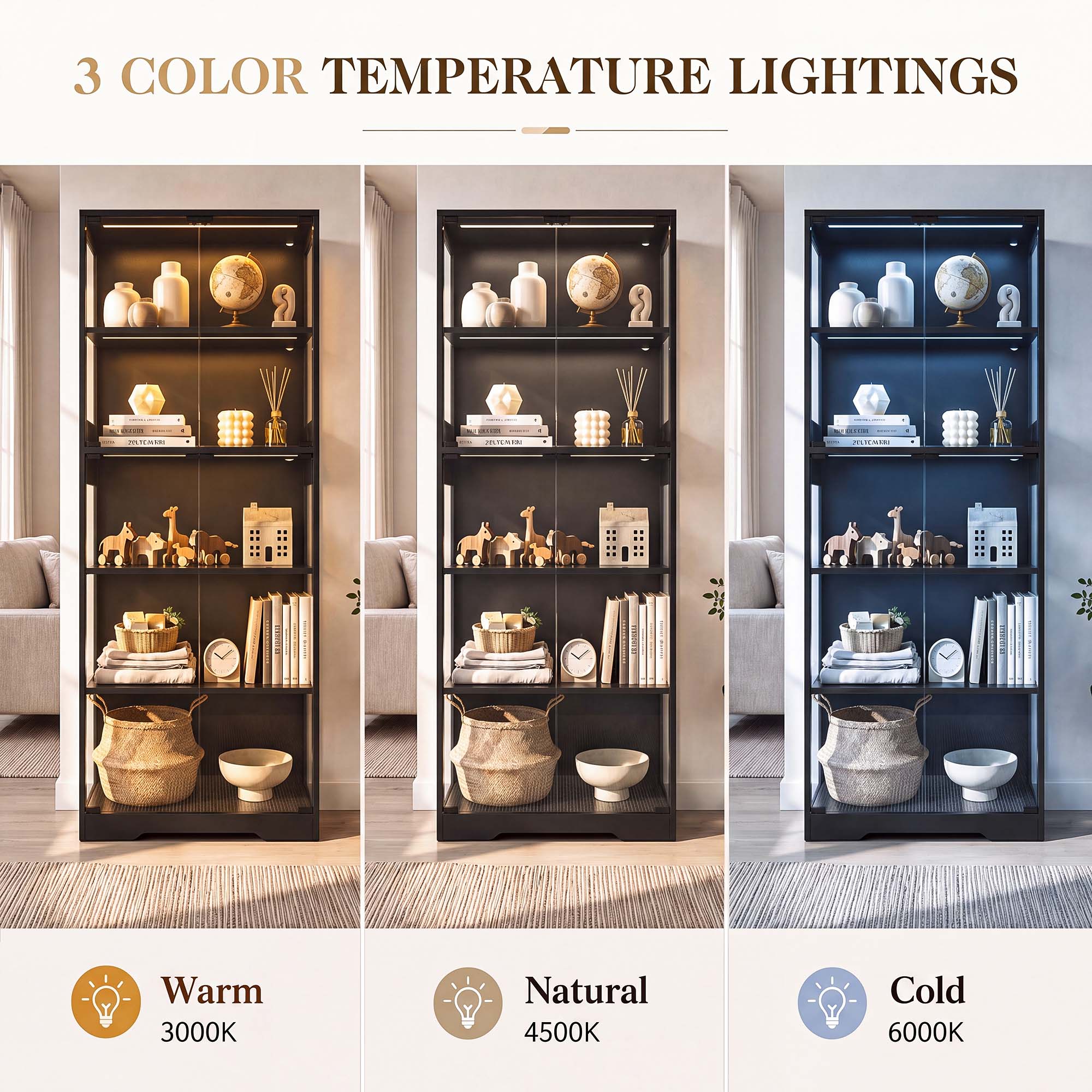 TCGBKAF 5 Katmanlı Cam Kapılı  - Lighting incelemesi ve fiyatı