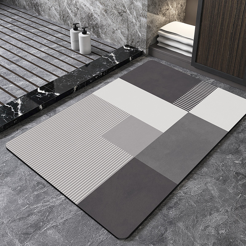 Iskandinav Geometrik Diatomit  - Quick Dry Diatomite Bath Mat incelemesi ve fiyatı