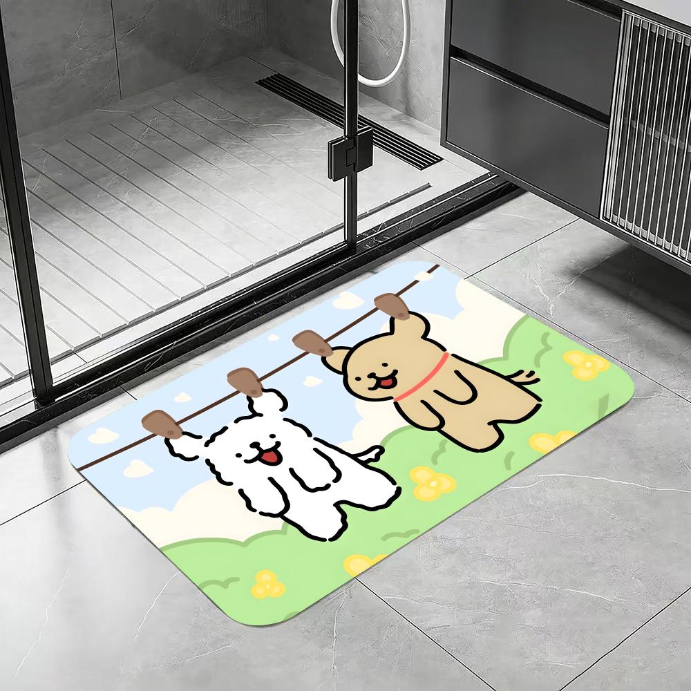 Anime L-LINE FRIENDS Köpek Yav - Quick Dry Diatomite Bath Mat incelemesi ve fiyatı