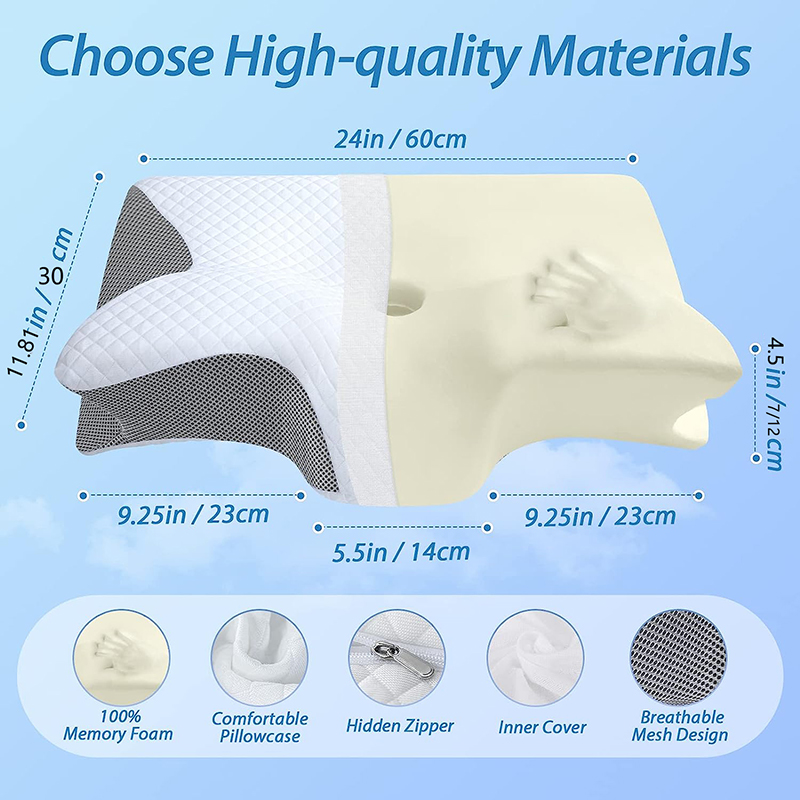 Yeni Hafızalı Köpük Boyun Yast - Memory Foam Orthopedic Pillow Neck Pain incelemesi ve fiyatı