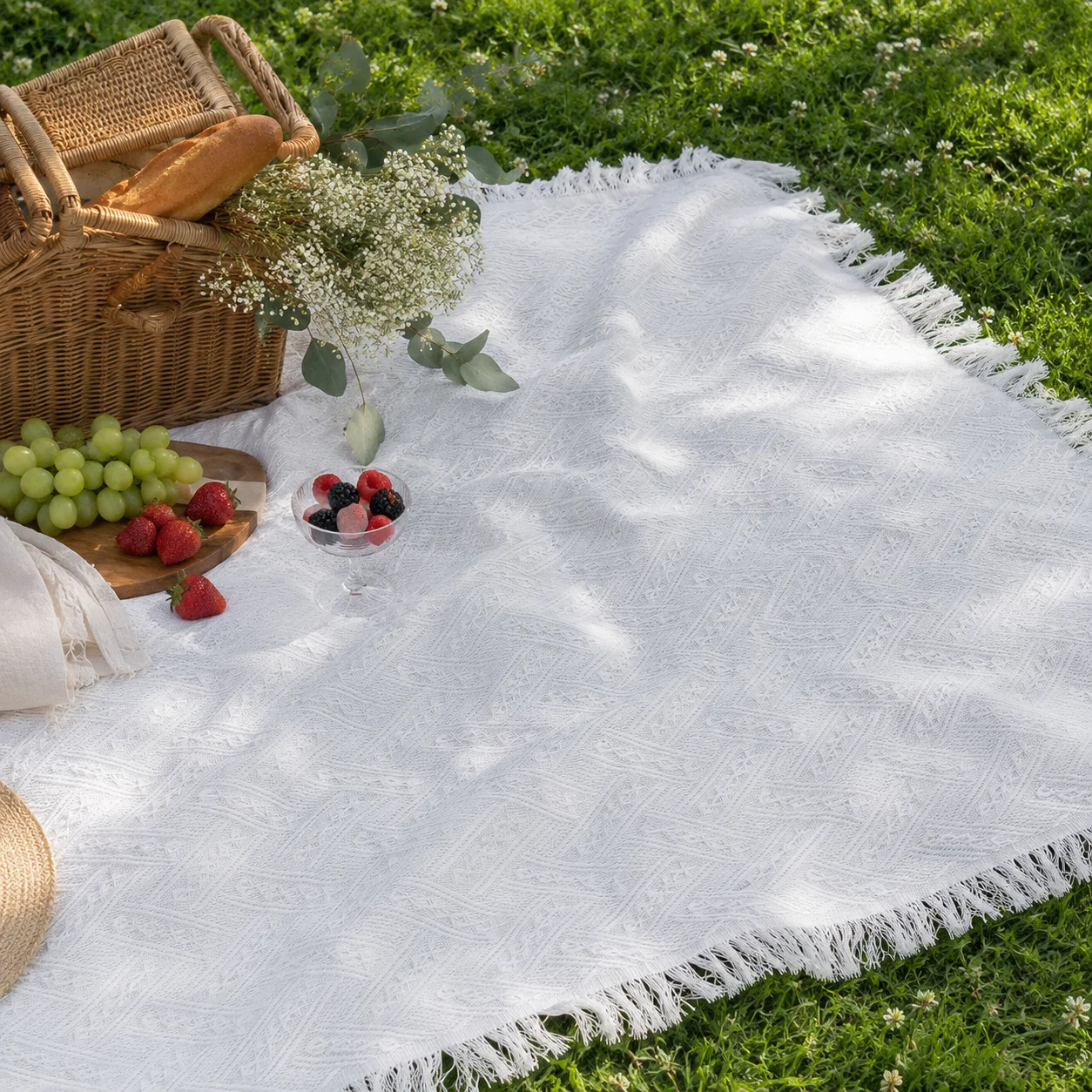 Boho Piknik Örtüsü Açık Hava K - Boho Throw Blanket Fringe incelemesi ve fiyatı