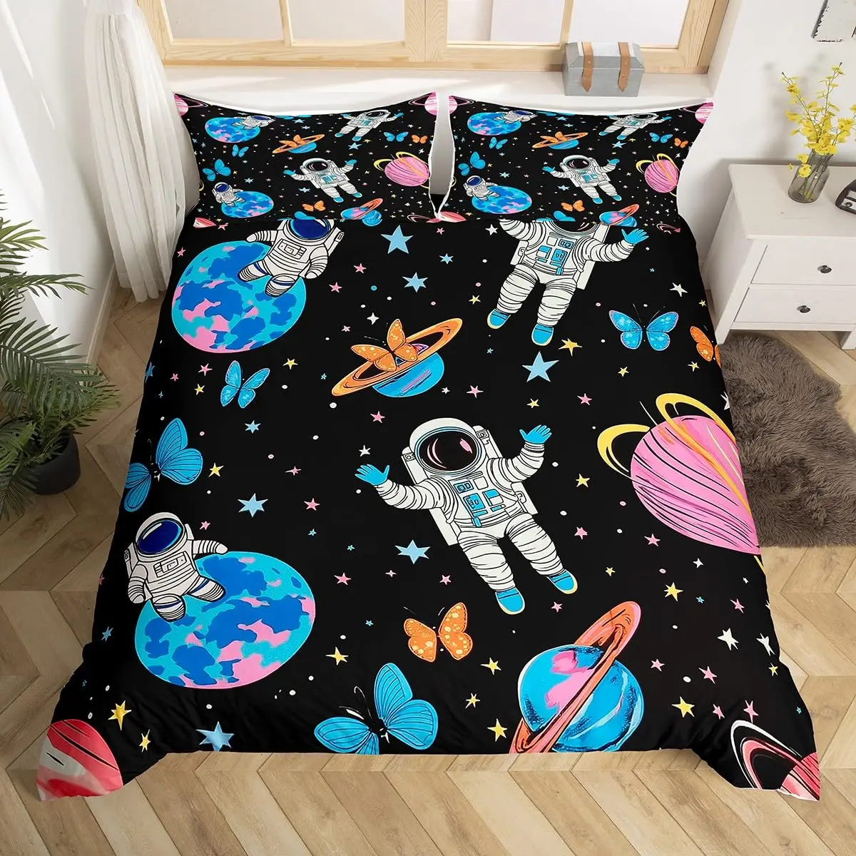 Astronot Nevresim Takımı Karik - Duvet Cover Sets With Zipper incelemesi ve fiyatı