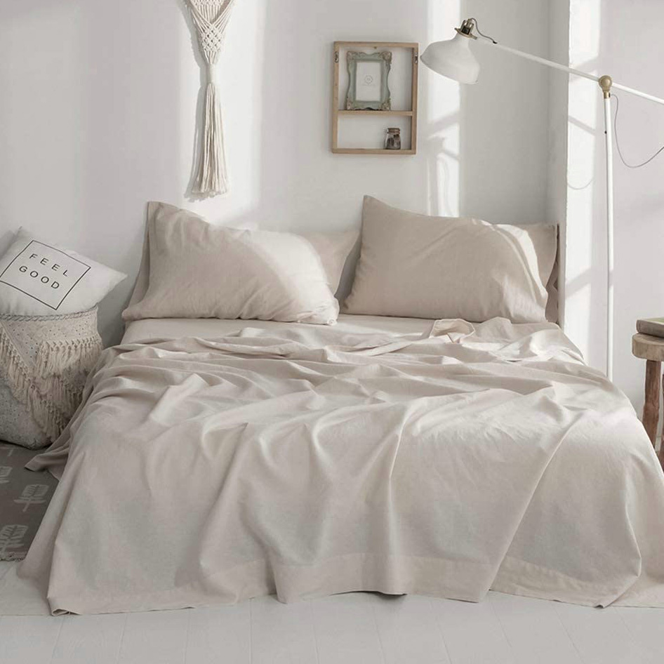 %100 Keten Yumuşak Çarşaflar,  - Fitted Bed Sheets Deep Pocket incelemesi ve fiyatı