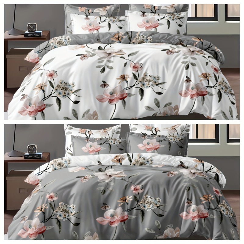2/3 adet yeşil çiçekli nevresi - Aesthetic Floral Duvet Cover incelemesi ve fiyatı