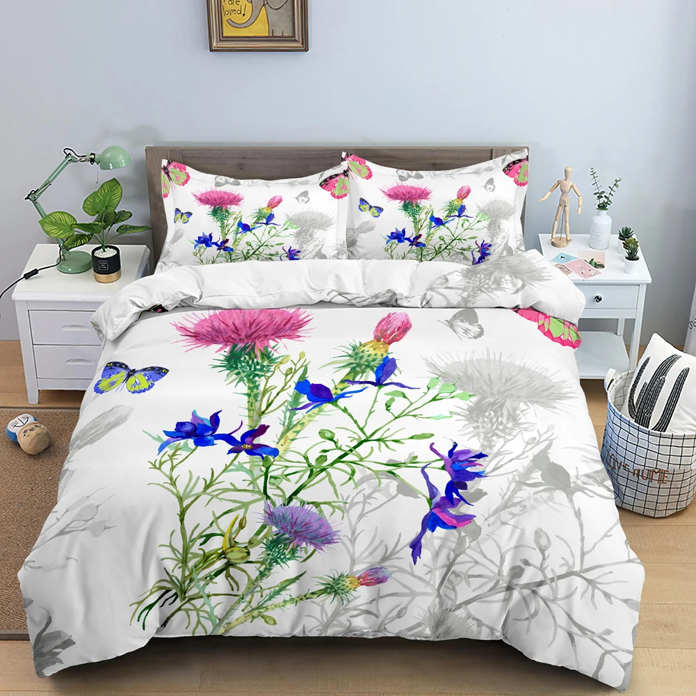 Kelebek nevresim takımı 3D çiç - Duvet Cover Sets With Zipper incelemesi ve fiyatı