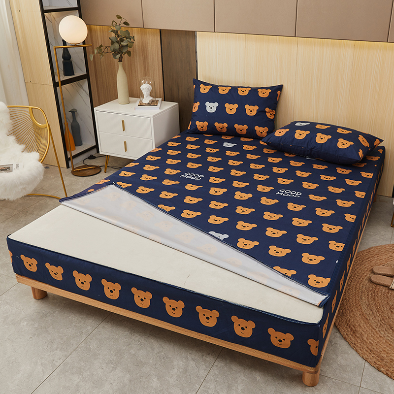 Fermuar altı taraflı tahta kur - Waterproof Mattress Protector Breathable incelemesi ve fiyatı