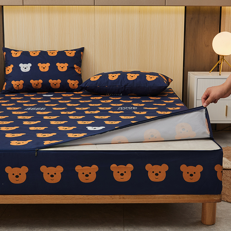 Fermuar altı taraflı tahta kur - Waterproof Mattress Protector Breathable incelemesi ve fiyatı