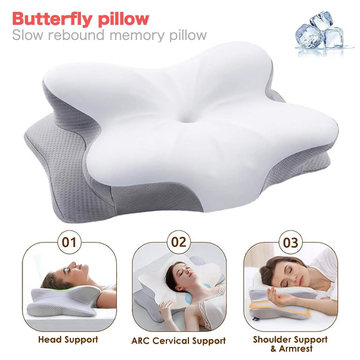 Ergonomik Ortopedik Bellek Köp - Memory Foam Orthopedic Pillow Neck Pain incelemesi ve fiyatı