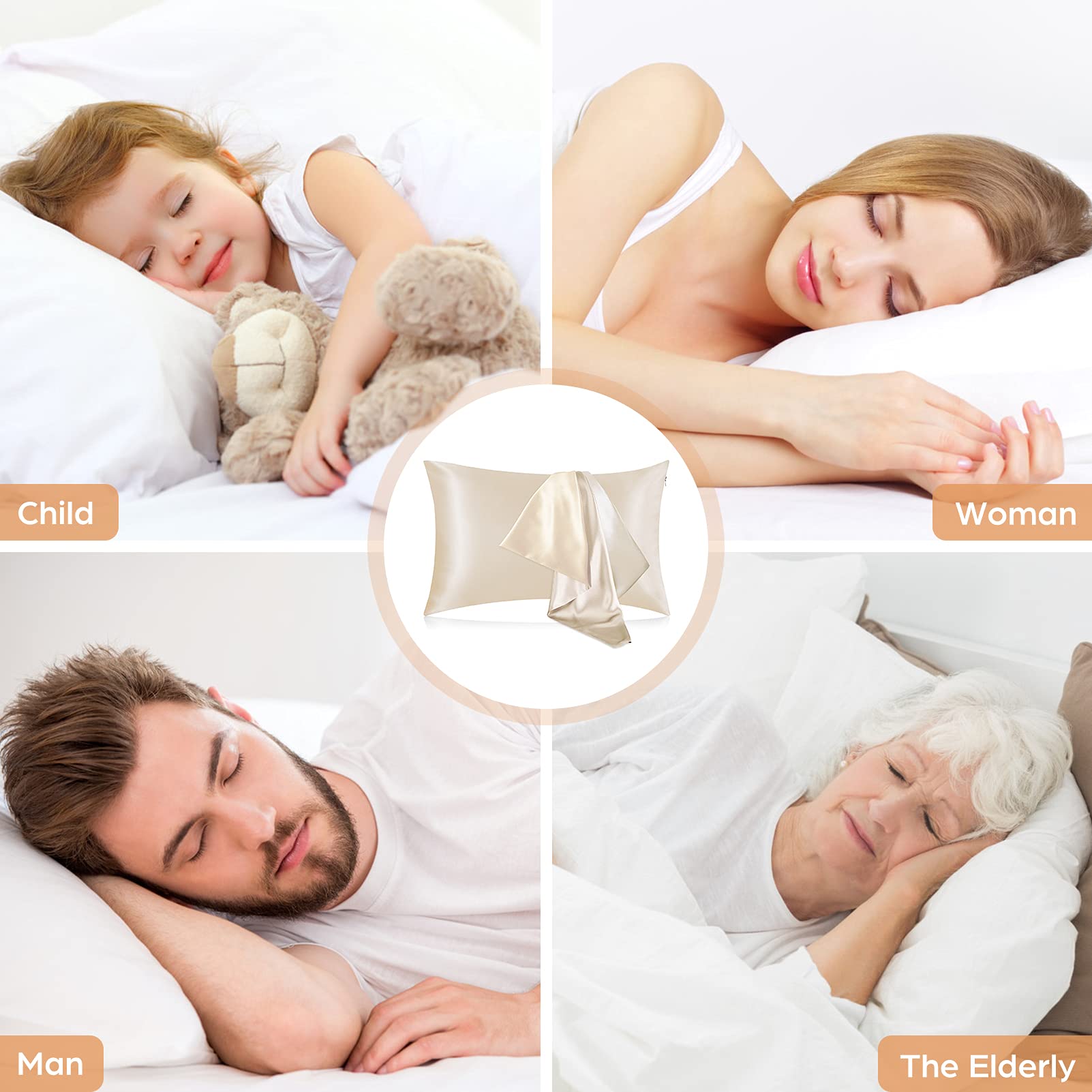Saten yastık kılıfı saç cilt d - Satin Silk Pillowcase Hair Skin incelemesi ve fiyatı