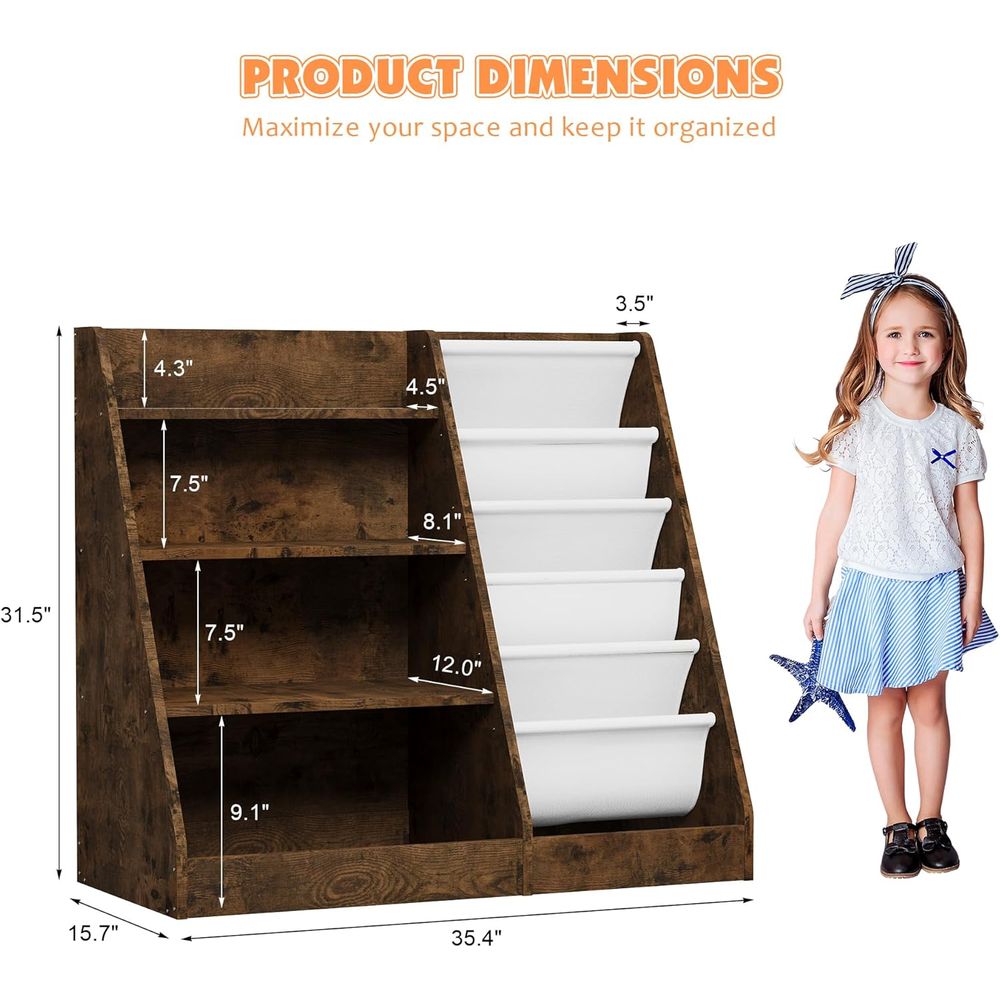 4 Katmanlı Ahşap Çocuk Kitaplı - Storage & Organization incelemesi ve fiyatı